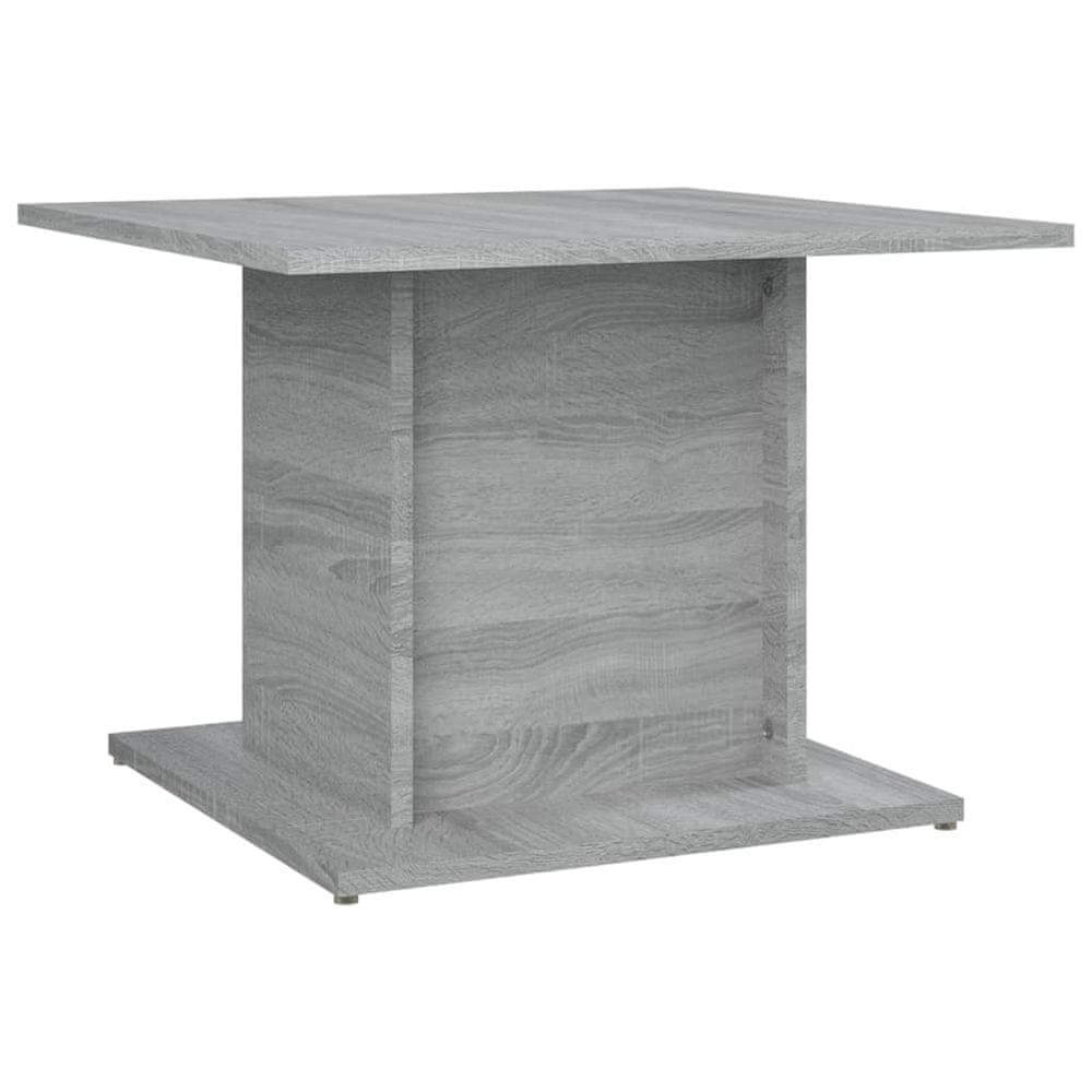 Vidaxl Konferenčný stolík sivý dub sonoma 55,5x55,5x40 cm drevotrieska